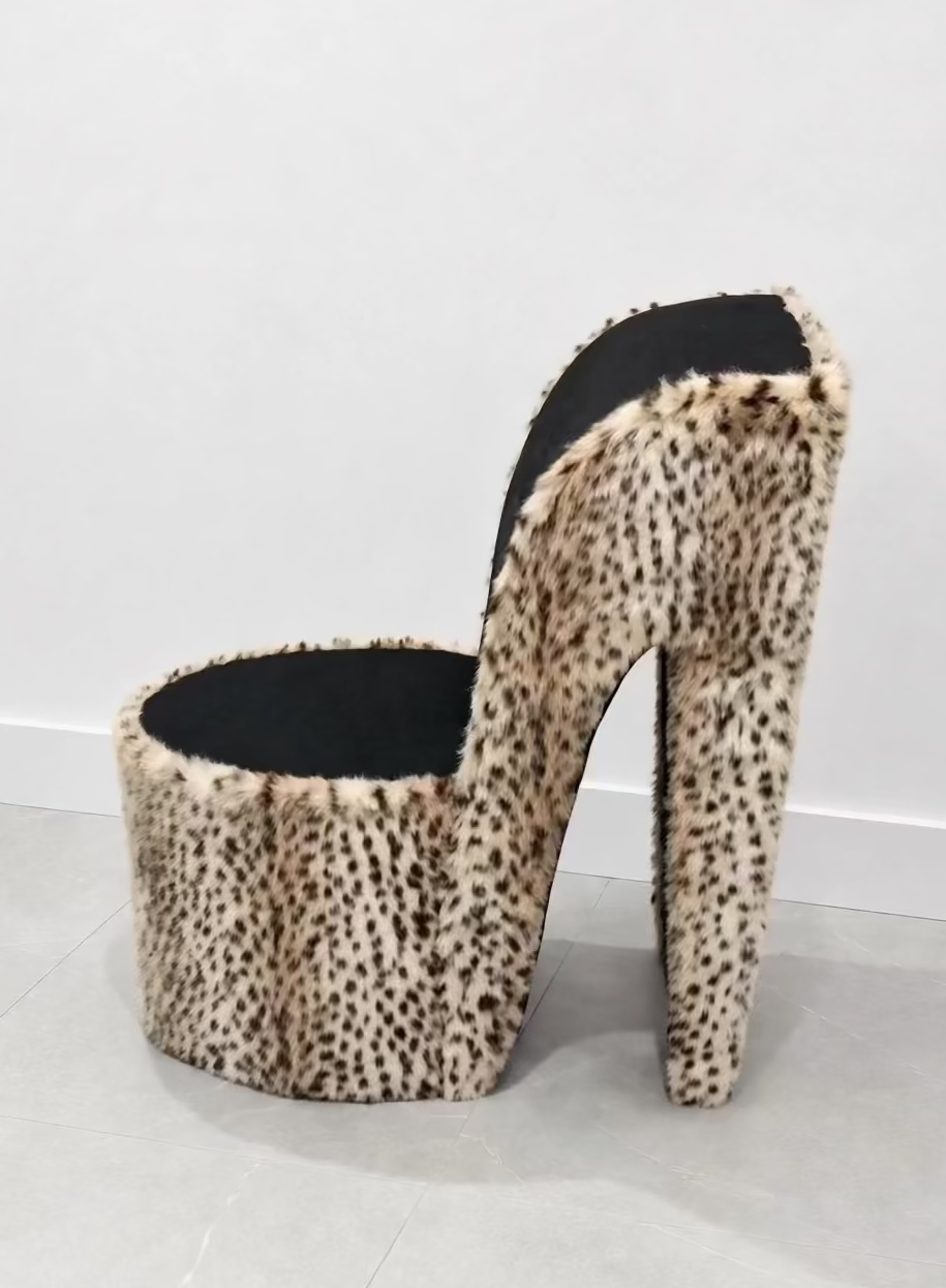 Cheetah print heel