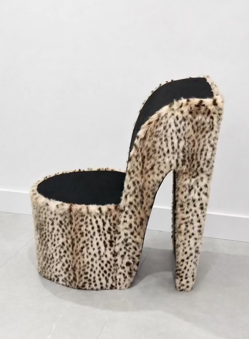Cheetah print heel