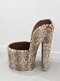 Cheetah print heel