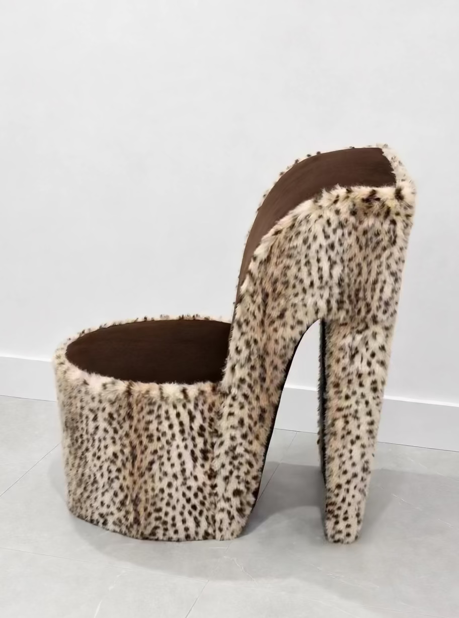 Cheetah print heel