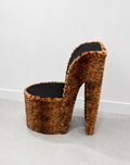 Tiger print heel