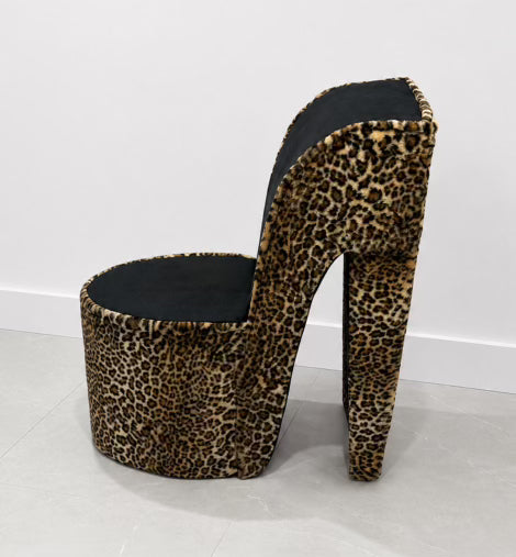 Signature Leopard Heel Chair